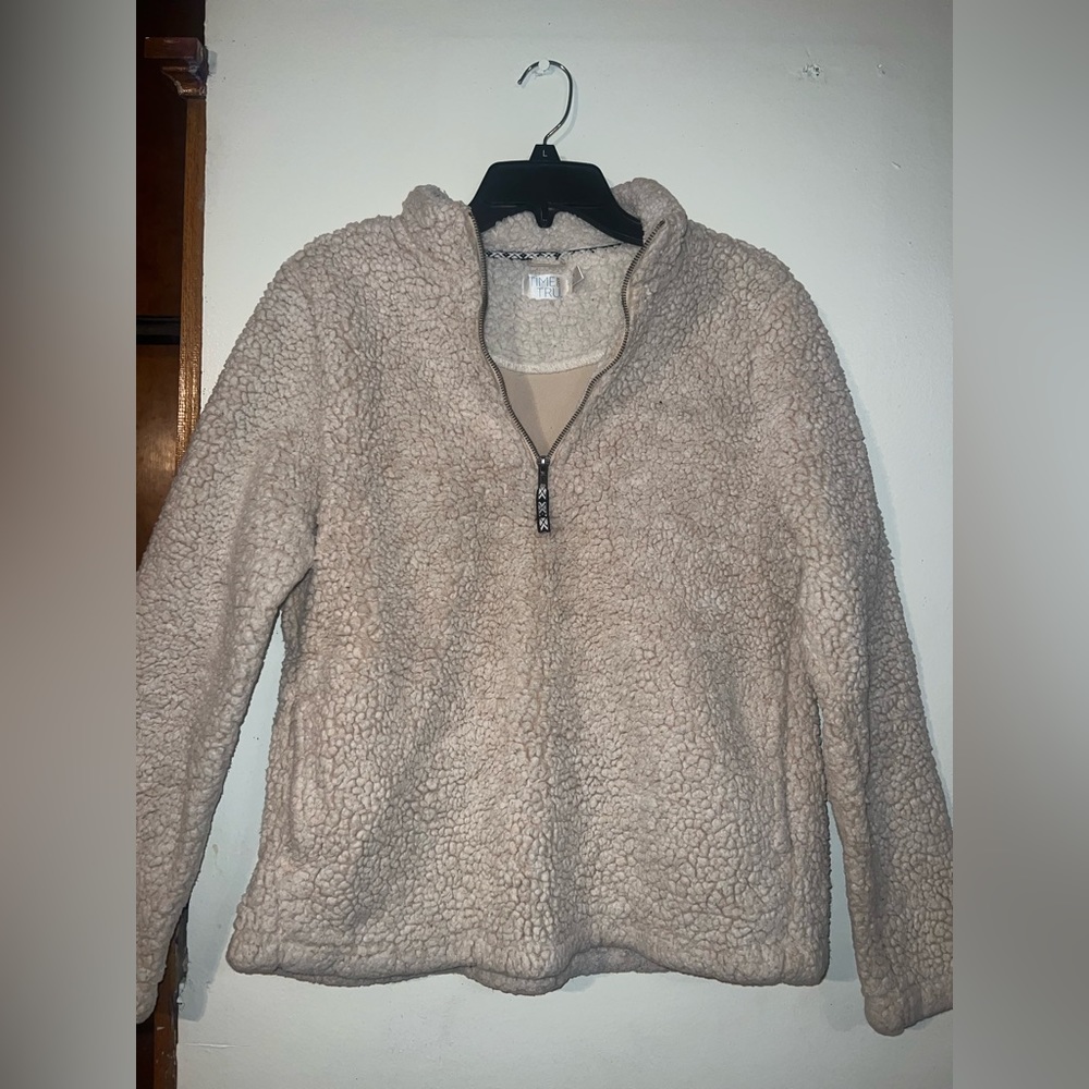 Time and Tru Sherpa half zip